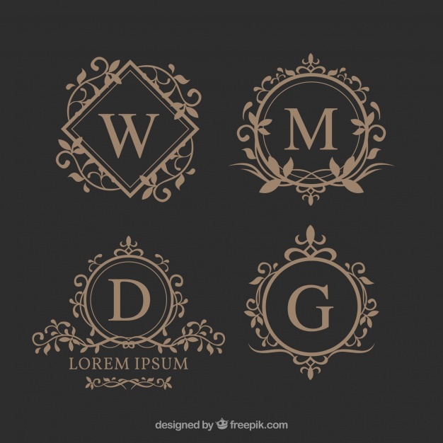 Monogram Vectors, Photos And Free Download 626x626 Monogram Vectors, Photos And Free Download