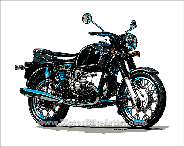 Vintage Motorcycle Vector