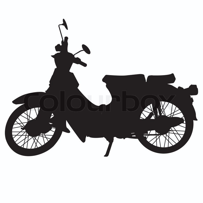 800x800 Image Of Vintage Motorcycle Vector
