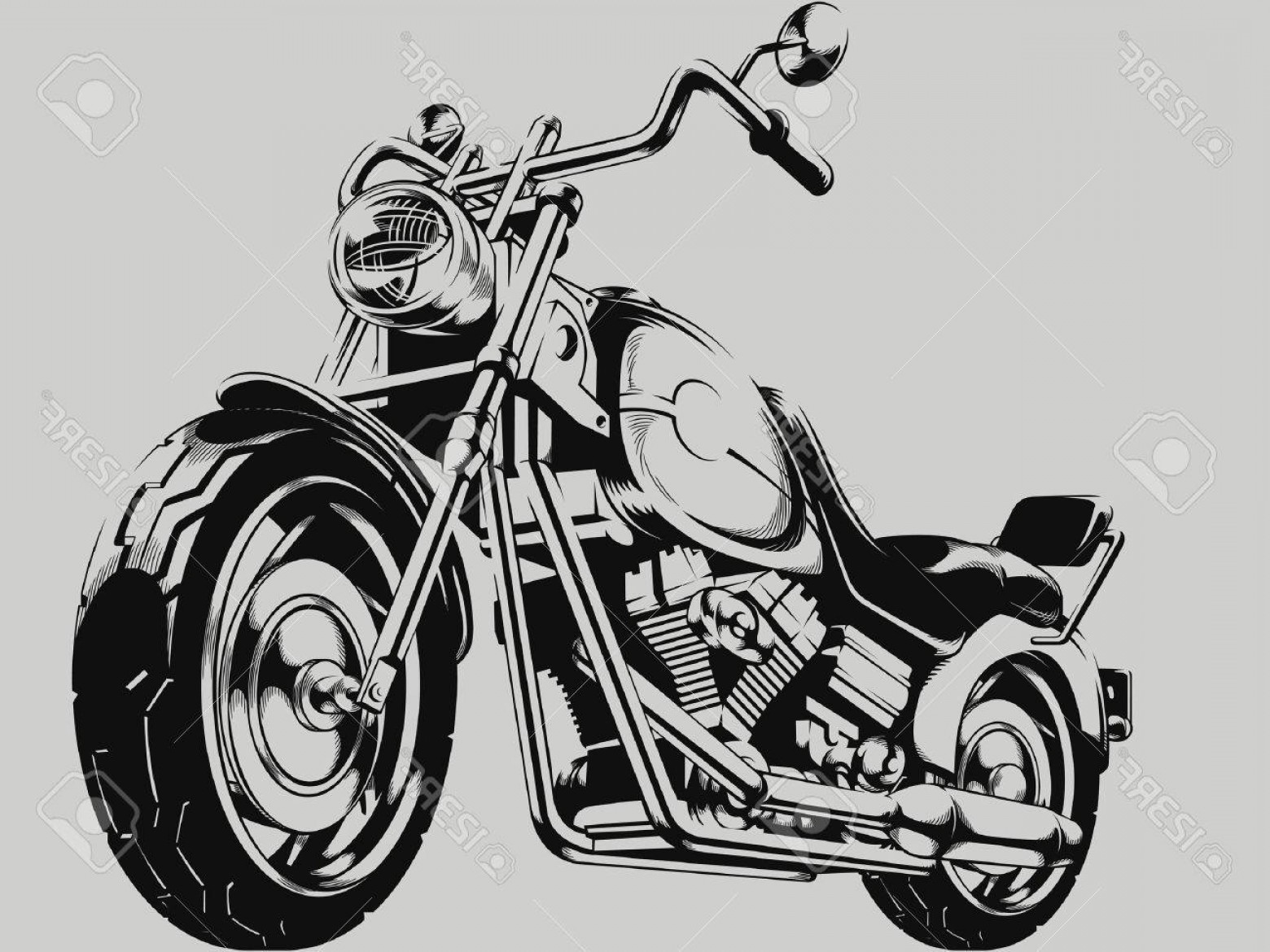 Vintage Motorcycle Vector at Vectorified.com | Collection of Vintage ...
