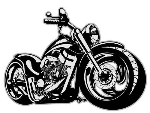 500x378 Vintage Motorcycle Illustration Design Vector Free Download