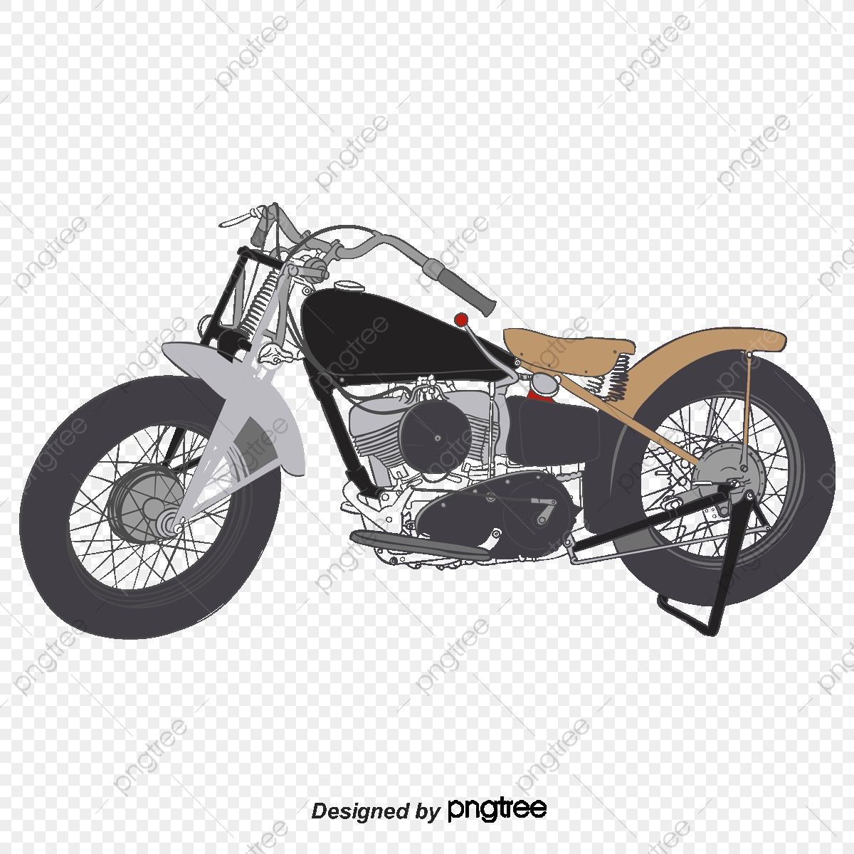 1200x1200 Hand Painted Vintage Motorcycle, Vintage Vector, Motorcycle Vector