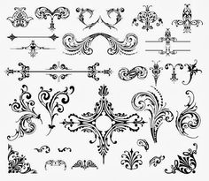 236x205 Best Vintage Ornament Vectors Images In Moldings