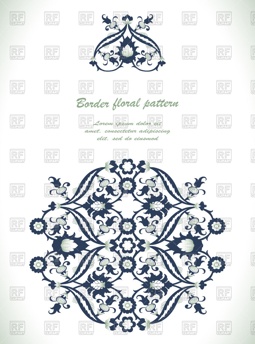 889x1200 Arabesque Vintage Ornament Vector Image Of Backgrounds, Textures