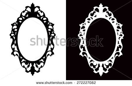 450x293 Vintage Oval Frame
