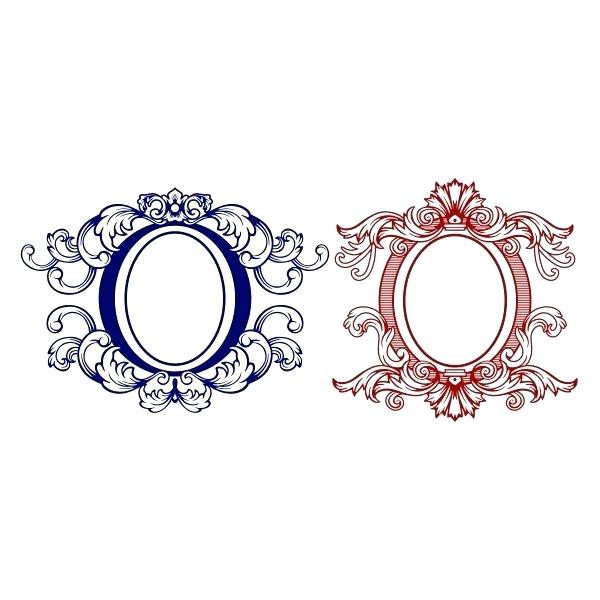 600x600 Vintage Oval Frame Vector Free Framed Bird Prints Photo Png