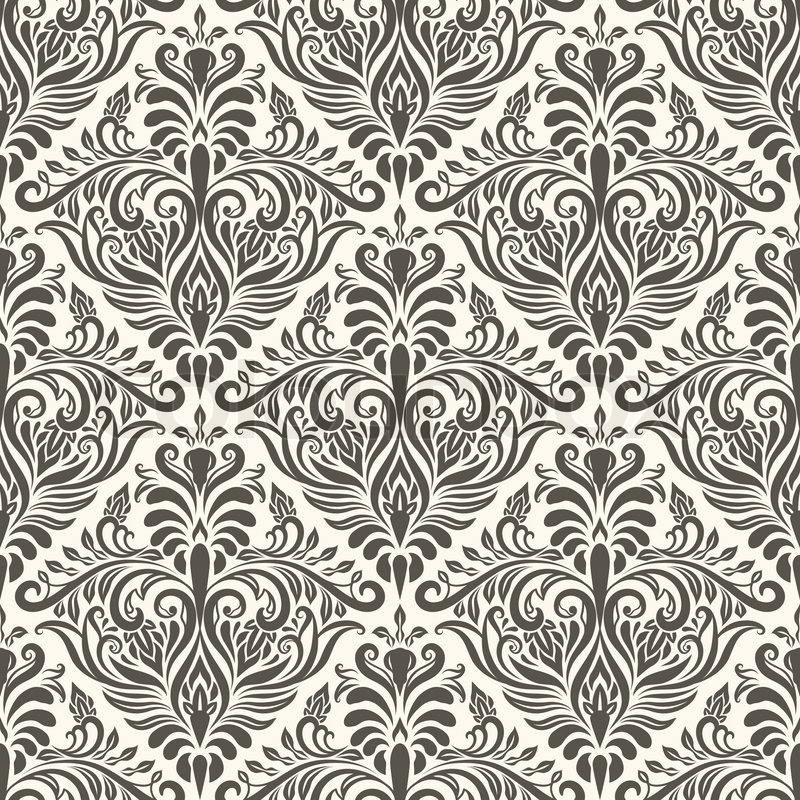 800x800 Vector Seamless Vintage Pattern, Fully Stock Vector Colourbox