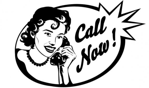 626x372 Vintage People Talking On Phones Vector Free Download