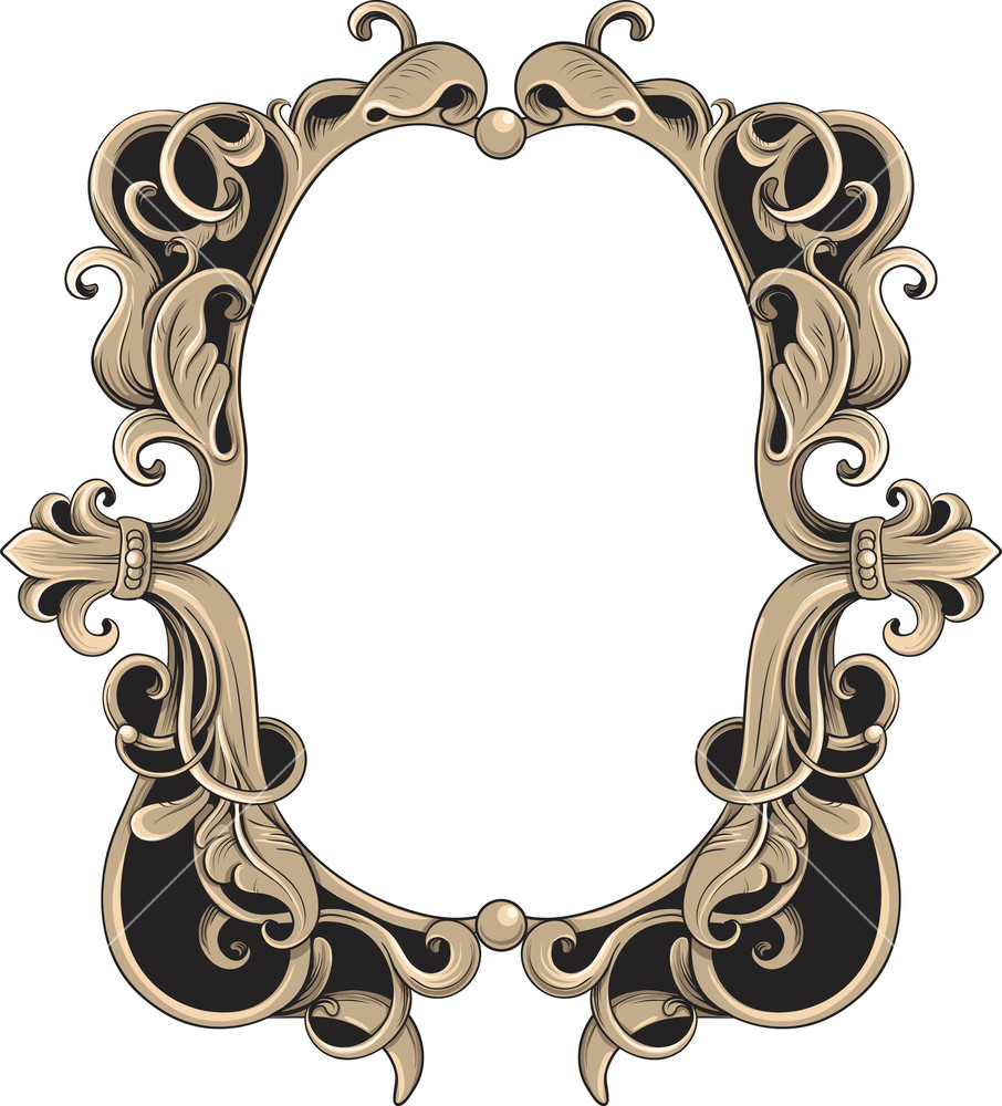 Vintage Picture Frame Vector at Collection of Vintage