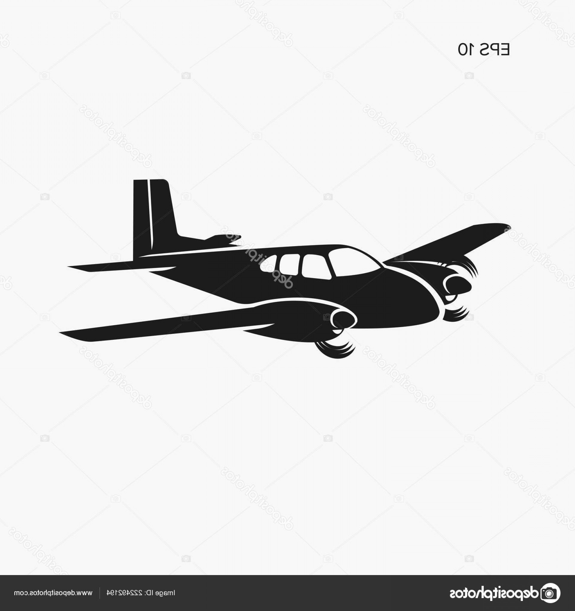 1920x2040 Stock Illustration Small Vintage Plane Vector Illustration