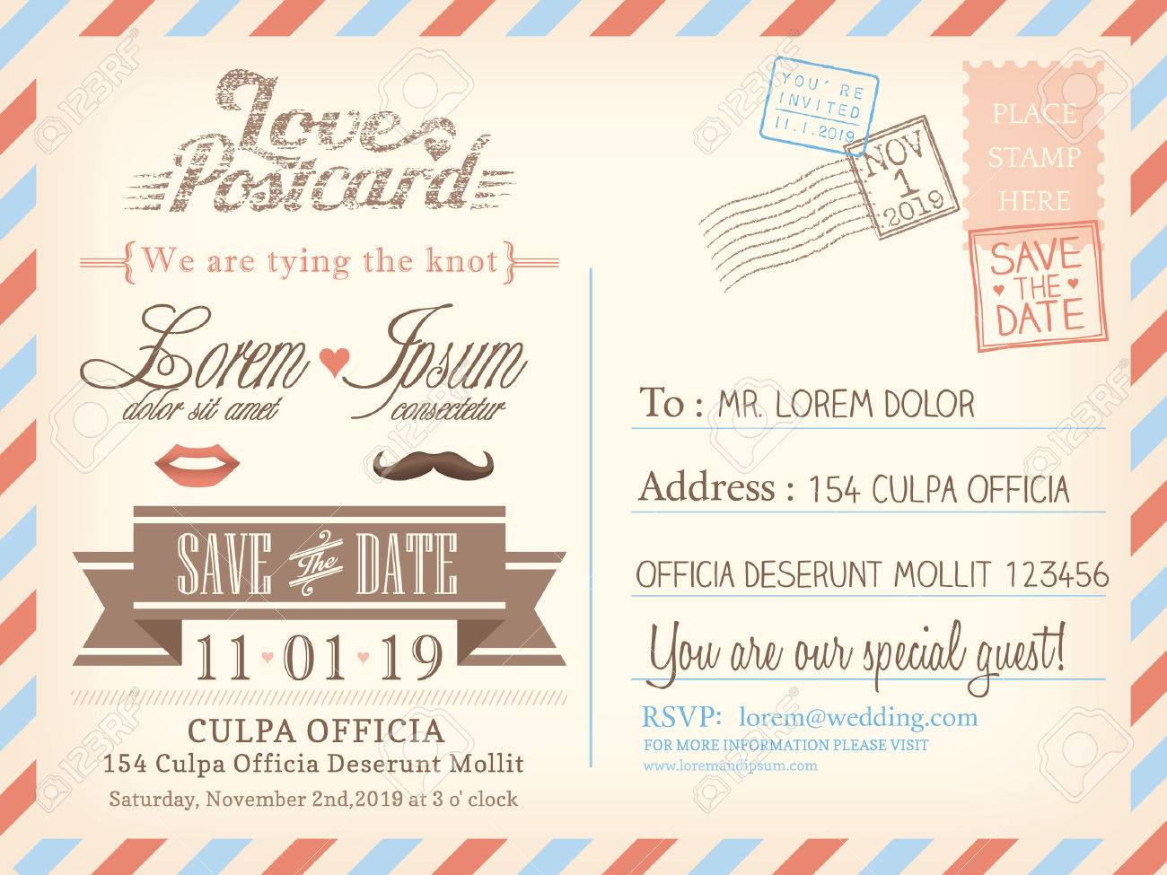 1300x975 Create Your Own Vintage Postcard Background Vector Template
