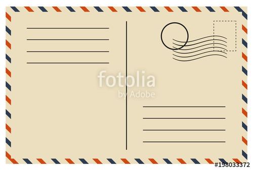 500x337 Vintage Postcard, Vector Design Stock Image And Royalty Free