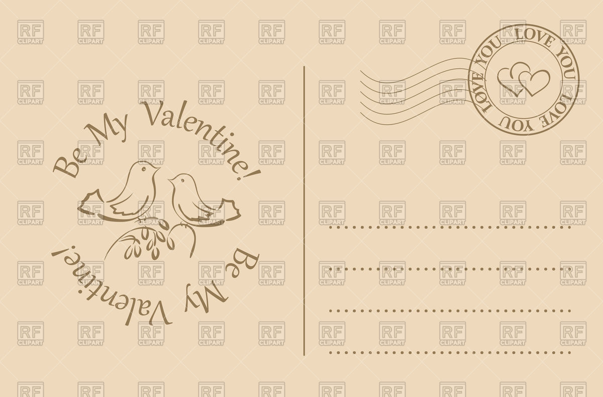 1200x790 Vintage Postcard For Valentines Day