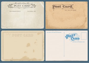 300x212 Vintage Postcard Vector Set Free Download