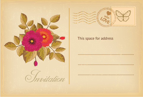 485x331 Autumn Vintage Postcards Vector Free Vector In Encapsulated