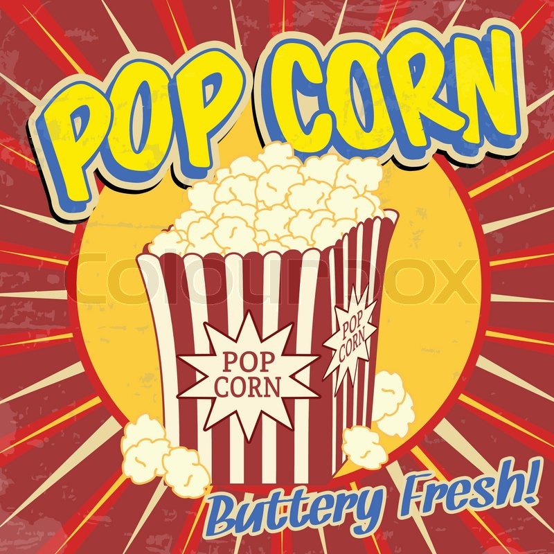 Pop Corn Vintage Grunge Poster, Vector Stock Vector Colourbox 800x800 Pop Corn Vintage Grunge Poster, Vector Stock Vector Colourbox