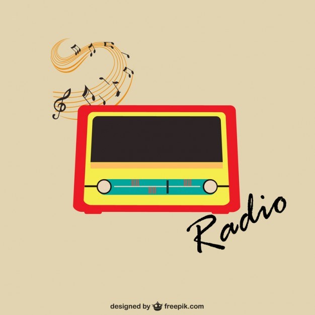 626x626 Vintage Radio Free Vector