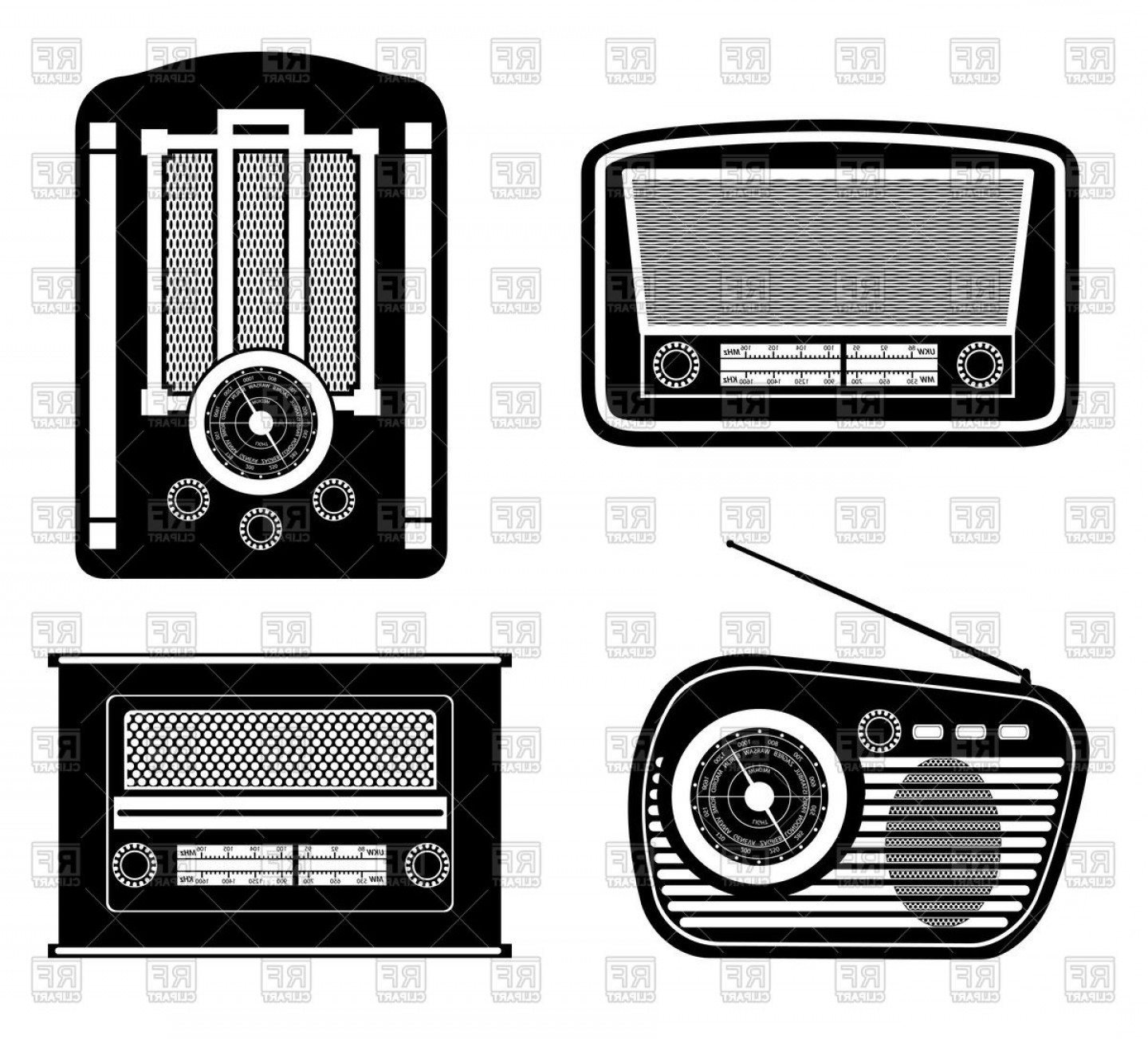 1440x1303 Vintage Radio Vector Boozeworthy