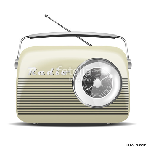 500x500 Vintage Radio Vector Illustration Stock Image And Royalty Free