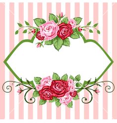 Vintage Rose Vector