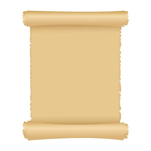 490x490 Vintage Vector Illustration Style Of Parchment Or Old Paper Scroll