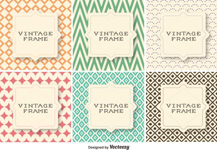 Vector Set Of Vintage Retro Patterns With Geometrical Shapes 700x490 Vector Set Of Vintage Retro Patterns With Geometrical Shapes