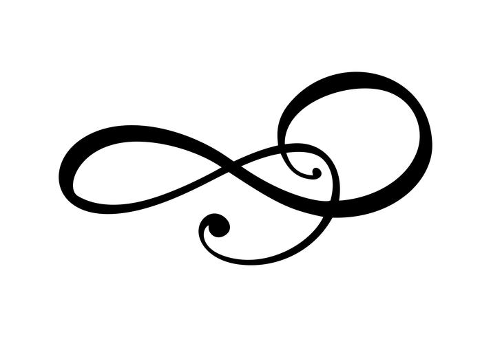 Floral Calligraphy Element Flourish, Divider 713x490 Floral Calligraphy Element Flourish, Divider