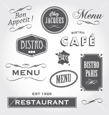 Vintage Signs French Restaurant Vector Le Sud French 380x400 Vintage Signs French Restaurant Vector Le Sud French