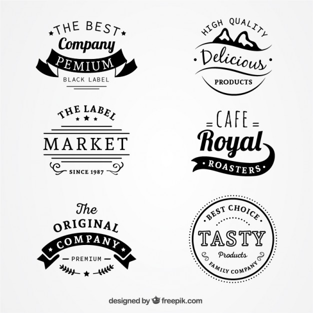 Collection Of Vintage Badges Free Vector 626x626 Collection Of Vintage Badges Free Vector