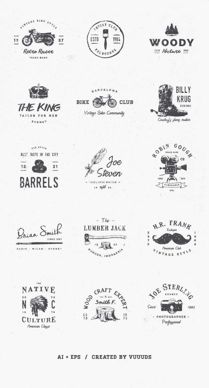 Download Free Logos Vintage Kit 680x1261 Download Free Logos Vintage Kit