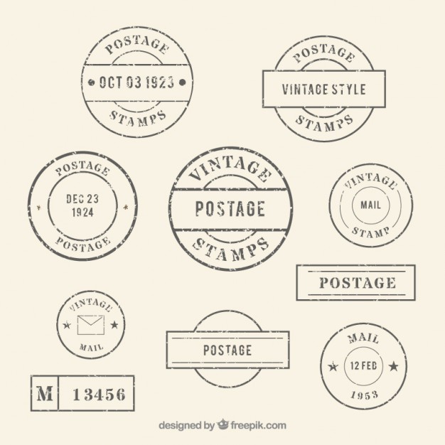 626x626 Vintage Postage Stamp Vectors, Photos And Free Download