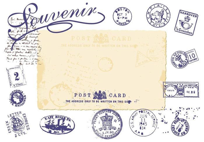 700x490 Vintage Stamp Vector Pack