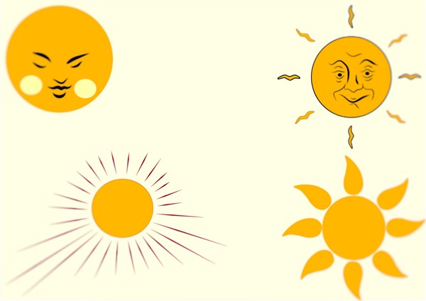 Vintage Retro Sun Sun Vector Poster Template Orange 600x424 Vintage Retro Sun Sun Vector Poster Template Orange