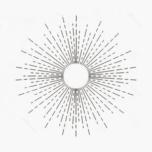 300x300 Vintage Hand Drawn Sunburst Vector Soidergi