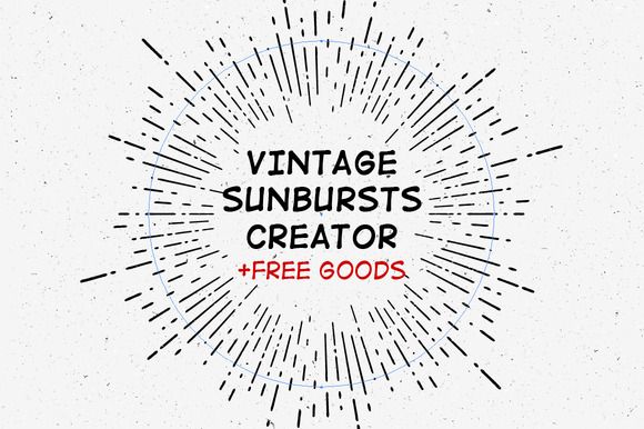 580x386 Free Download! Vintage Sunburst Creator