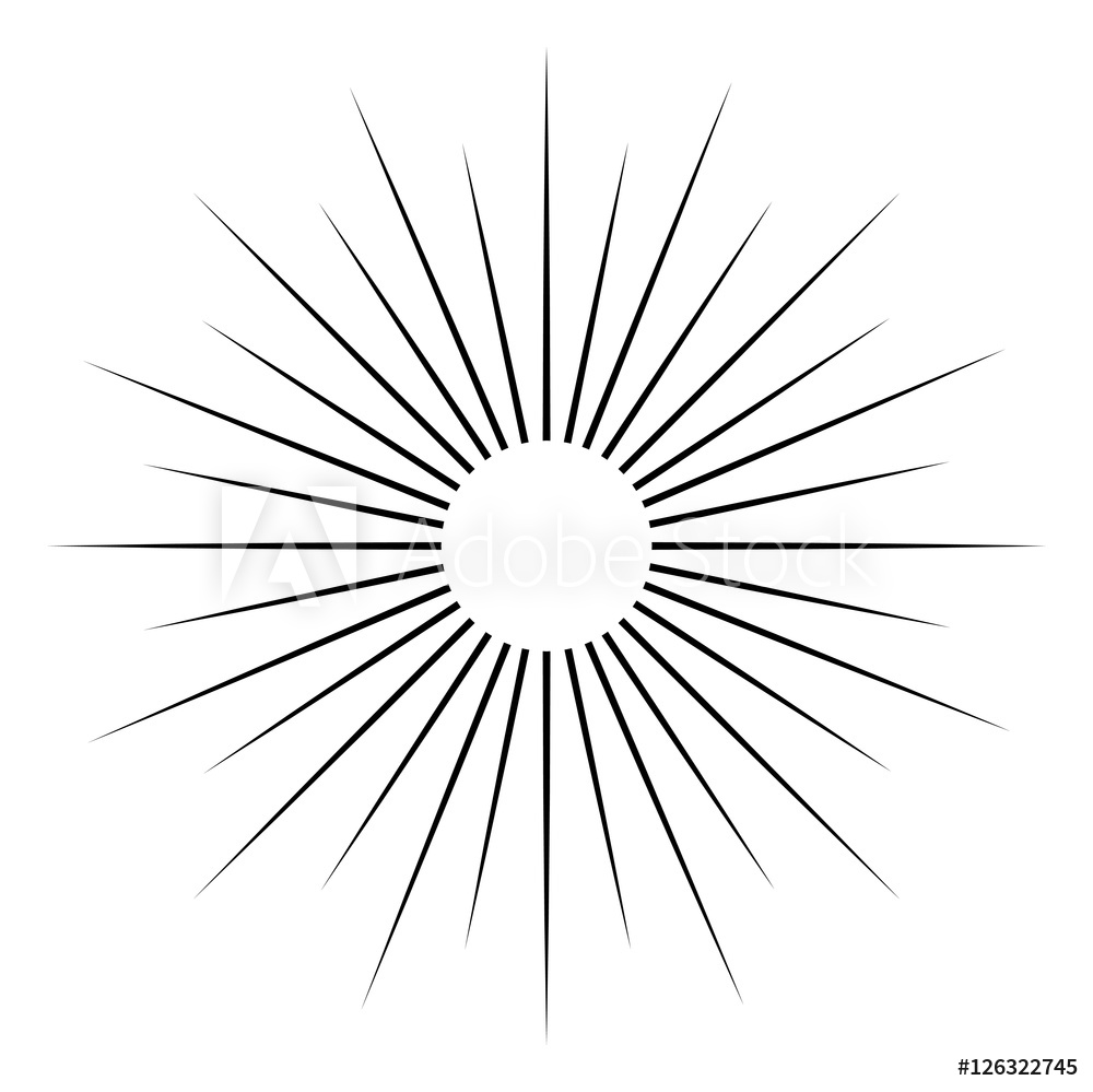 1000x999 Photo Art Print Vintage Sunburst Vector Europosters