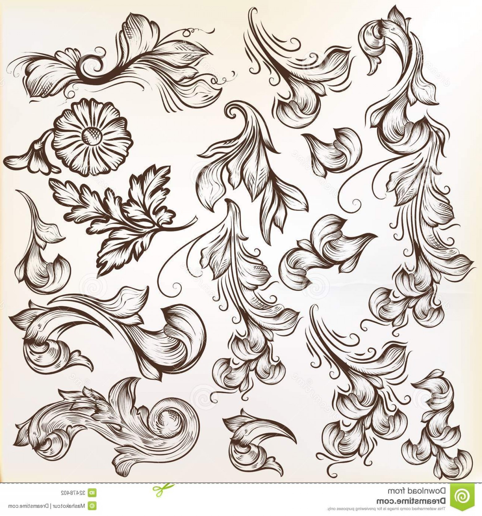 1560x1668 Vector Vintage Swirl Design Cqrecords