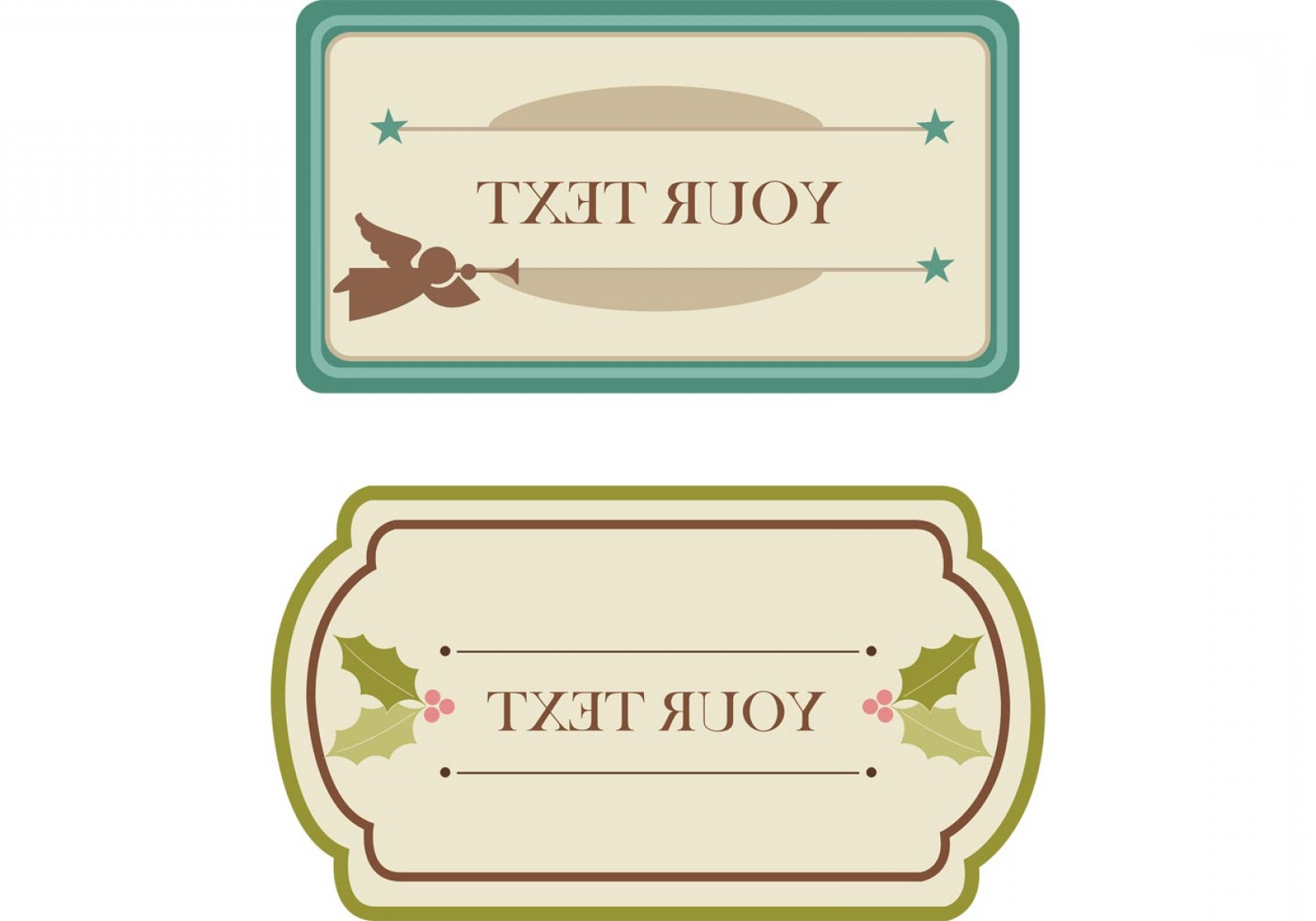 1680x1176 Free Vintage Christmas Tags And Labels Vectors Soidergi