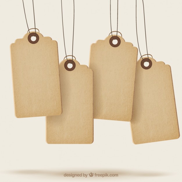 626x626 Sale Tags With Texture Vector Free Download