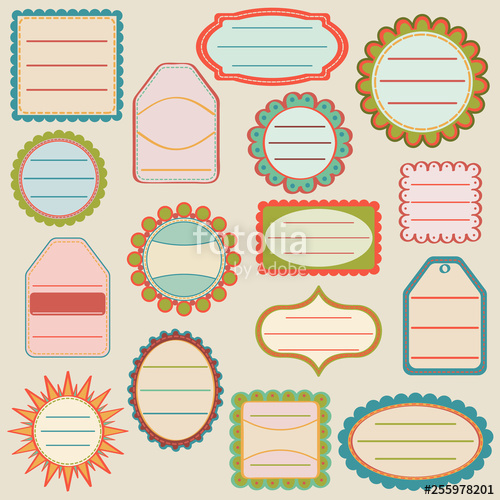 500x500 Set Of Emblem, Price Tag Vector,badges And Tags Design Vector