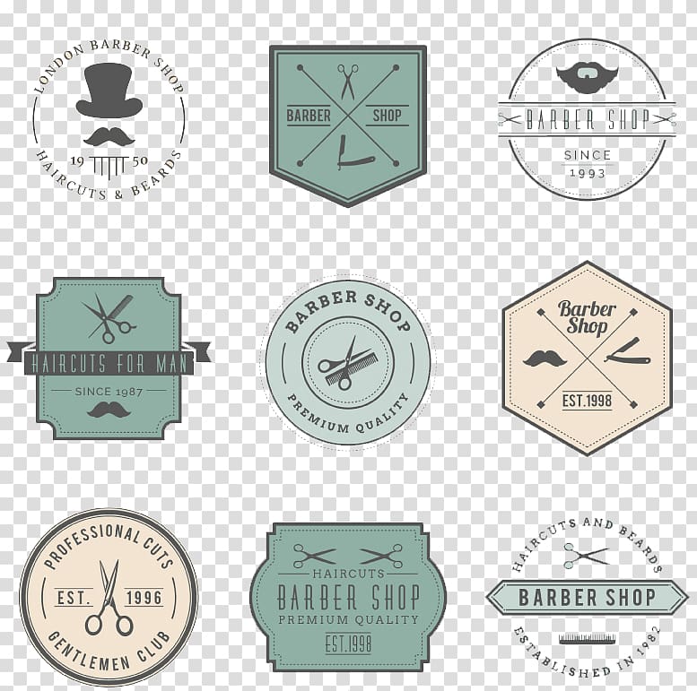 777x771 Barbershop Hair Care Scissors, Vintage Barber Shop Tag Material