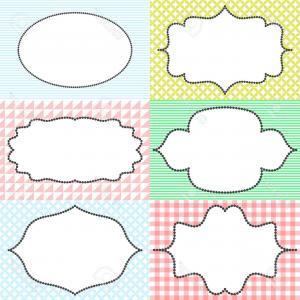 300x300 Decorative Vintage Frames Blank Labels Template Vector Newwaysys
