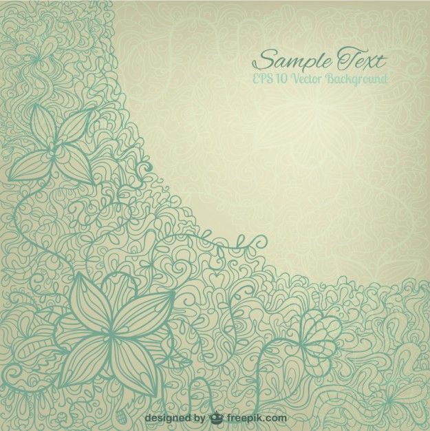 Retro Vector Free Floral Background Design Packaging Vector 625x626 Retro Vector Free Floral Background Design Packaging Vector