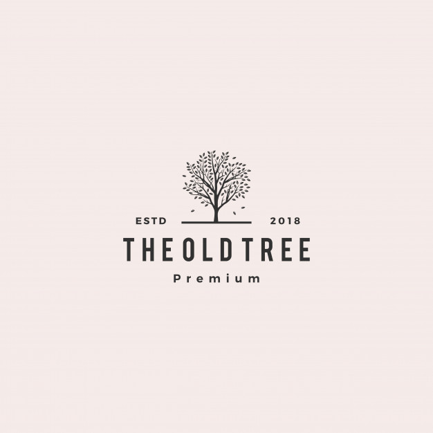 626x626 Tree Logo Retro Hipster Vintage Logo Label Vector Premium Download