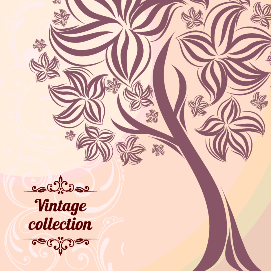 936x936 Free Abstract Vintage Tree Vector Freevectors