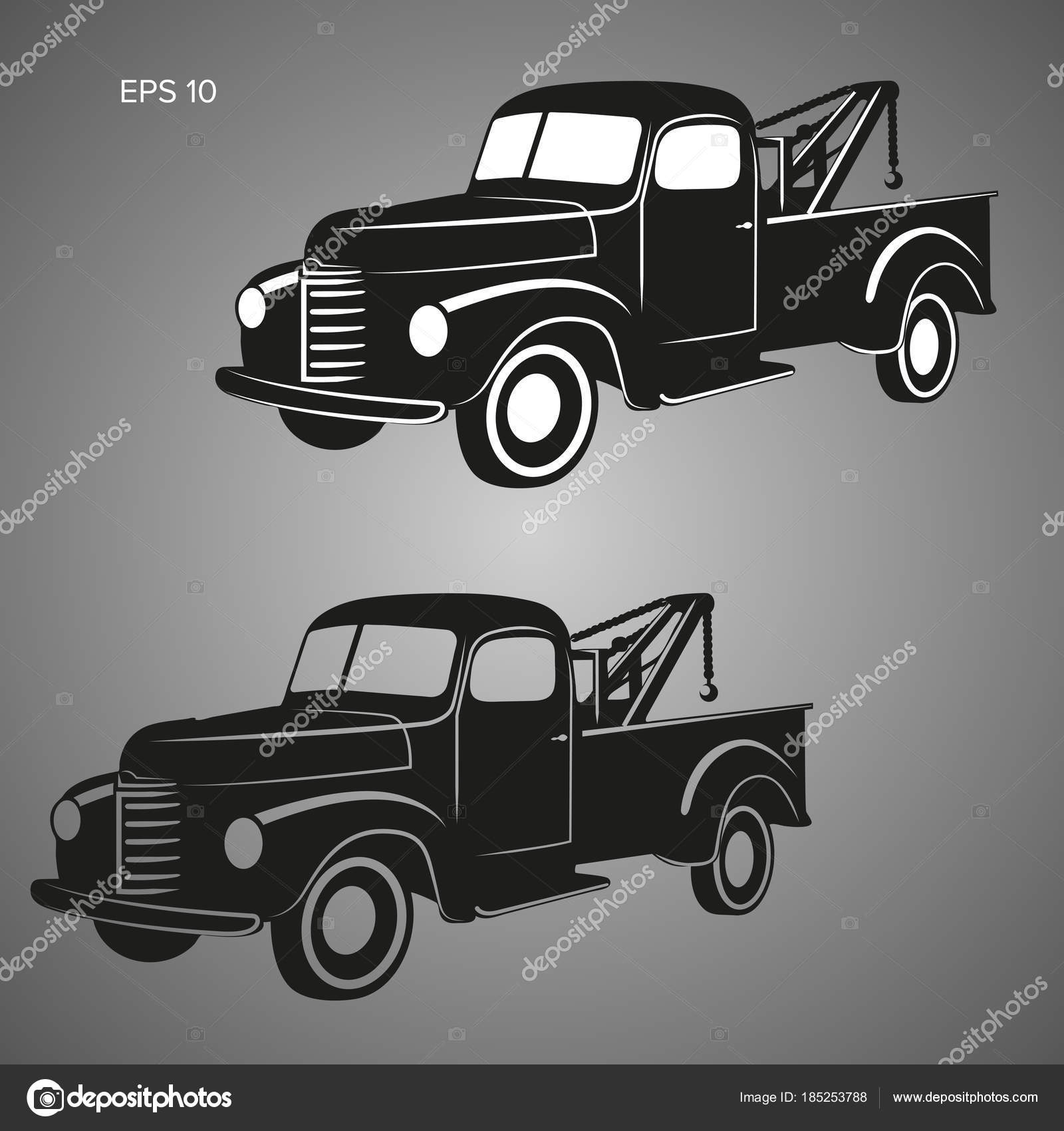 Free Free 251 Silhouette Old Truck Svg SVG PNG EPS DXF File