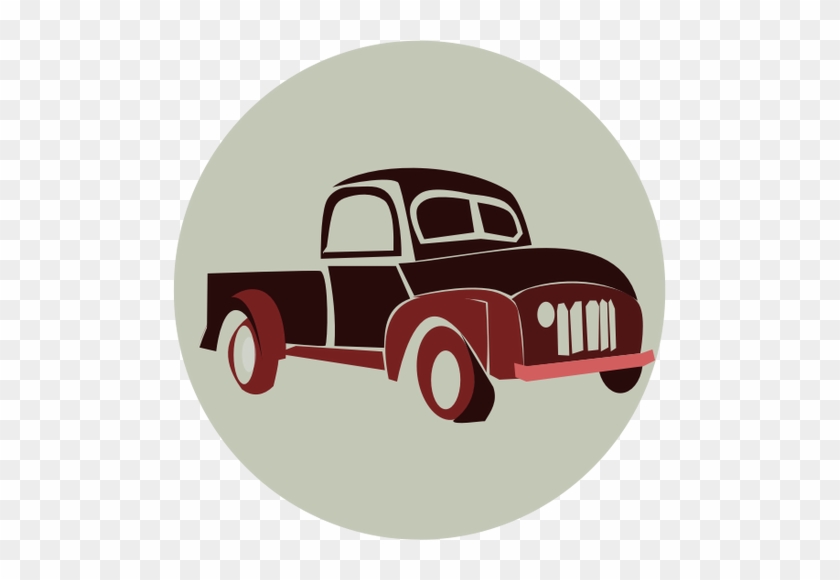 840x580 Vector Clip Art Of Classic Retro Style Truck