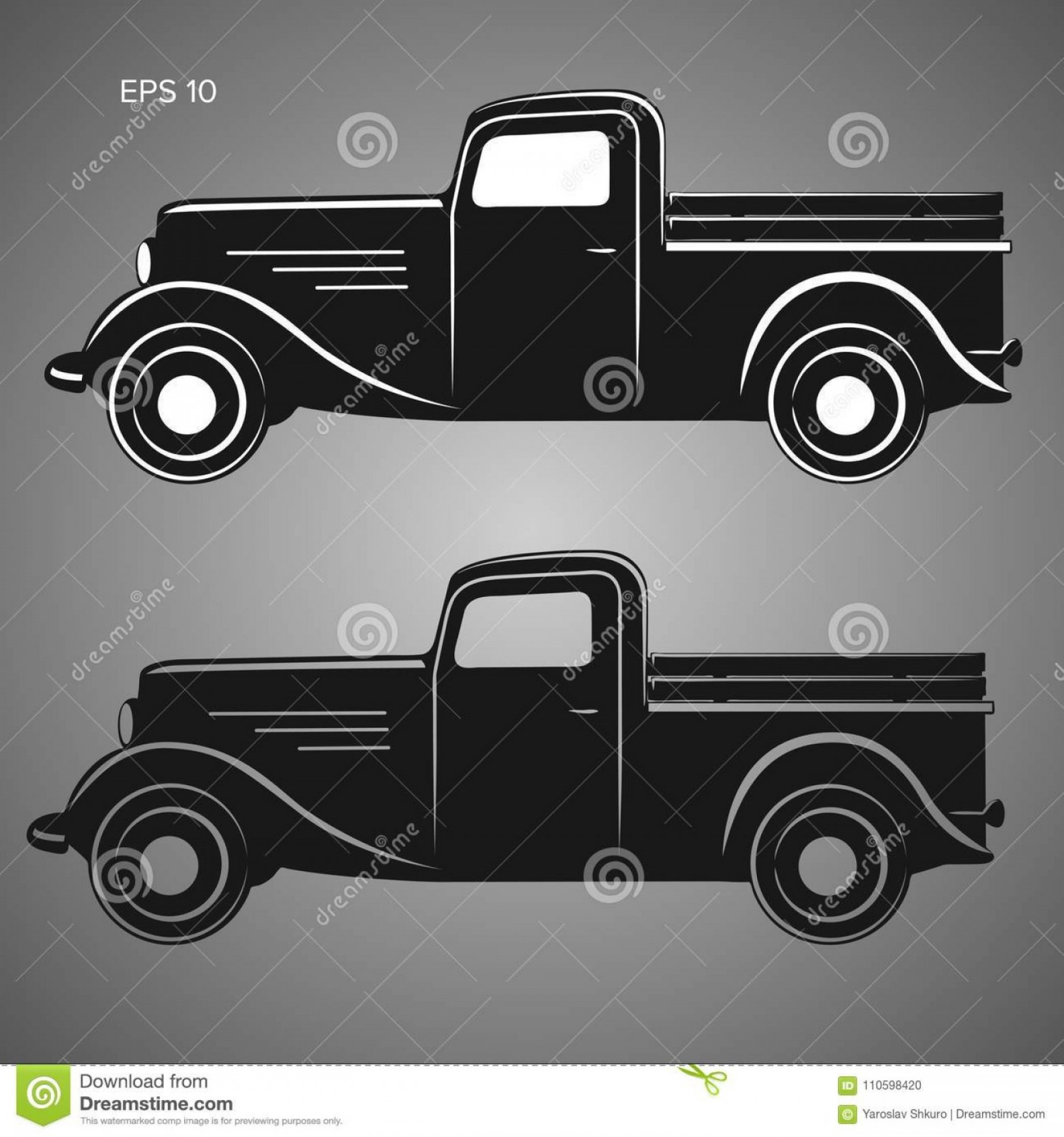 1872x2001 Vintage Truck Vector Catchsplace