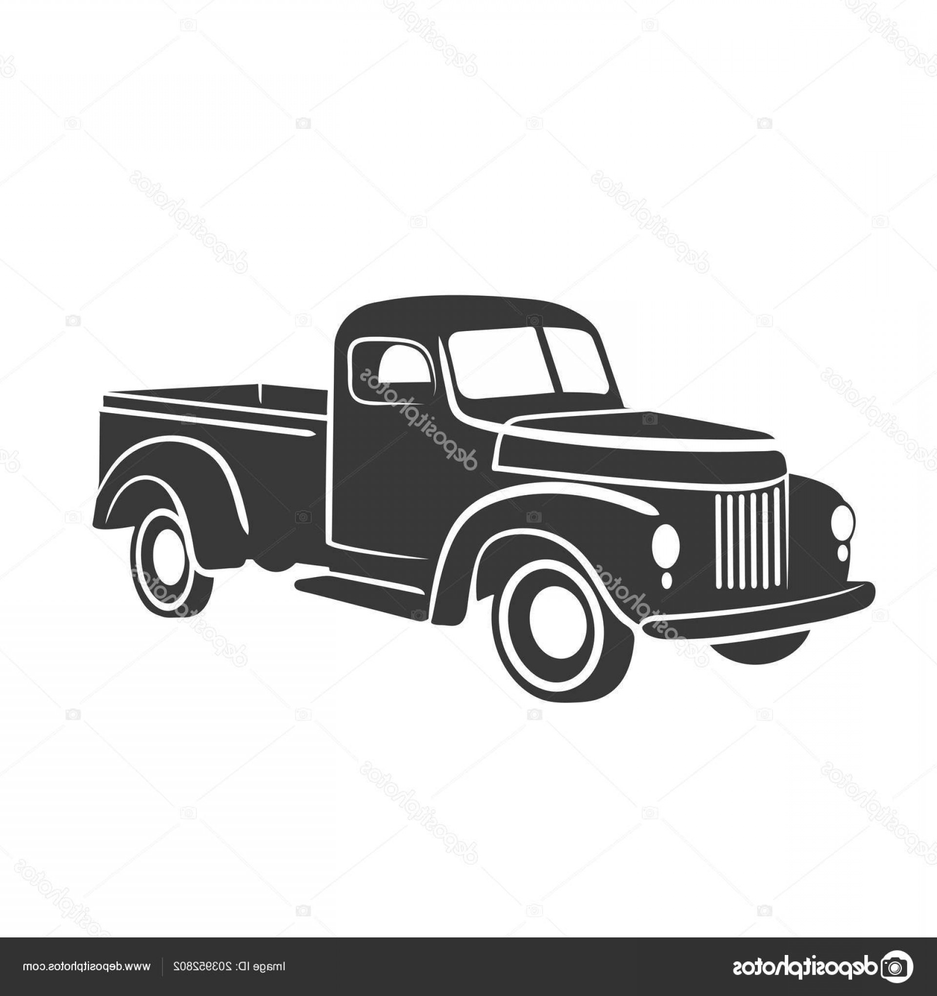 Vintage Truck Vector at Vectorified.com | Collection of Vintage Truck