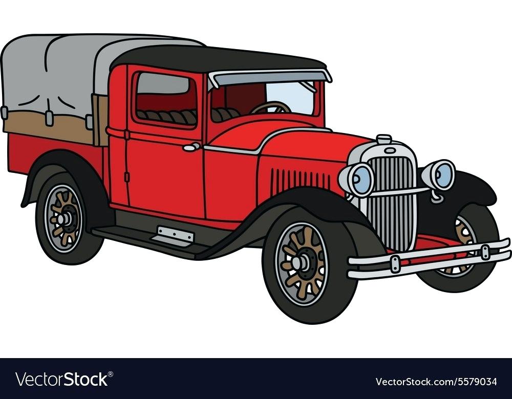 1000x780 Free Vintage Truck With Flowers Vector